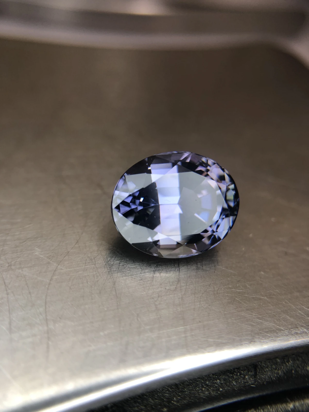 Natural Tanzanite Unheated in Oval Cut — view 3